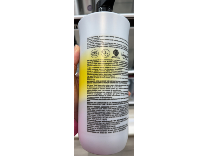 Kenra Triple Repair Shampoo, 33.8 fl oz/1 L