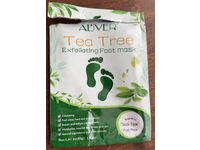 Aliver Exfoliating Foot Mask, Tea Tree, 1.41 oz/40 g, 3 Pack - Image 3