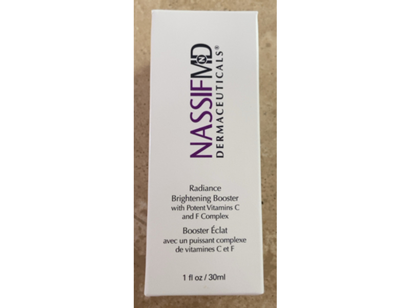 Nassif Md Radiance Brightening Booster, Potent Vitamin C & F Complex, 1 fl oz/30 mL