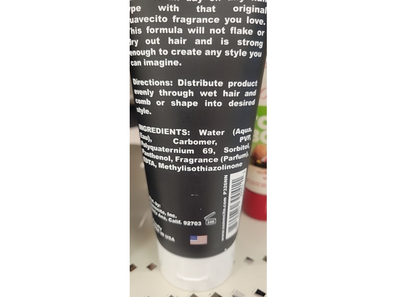 Suavecito Styling Gel, Firme Hold, 8 fl oz/237 mL