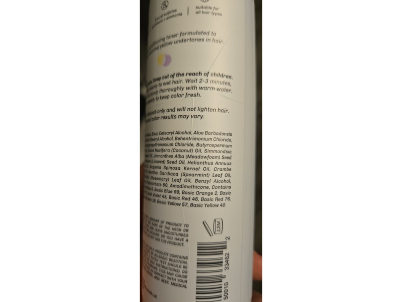 OVertone Purple Toning Conditioner, 8 fl oz/237 mL