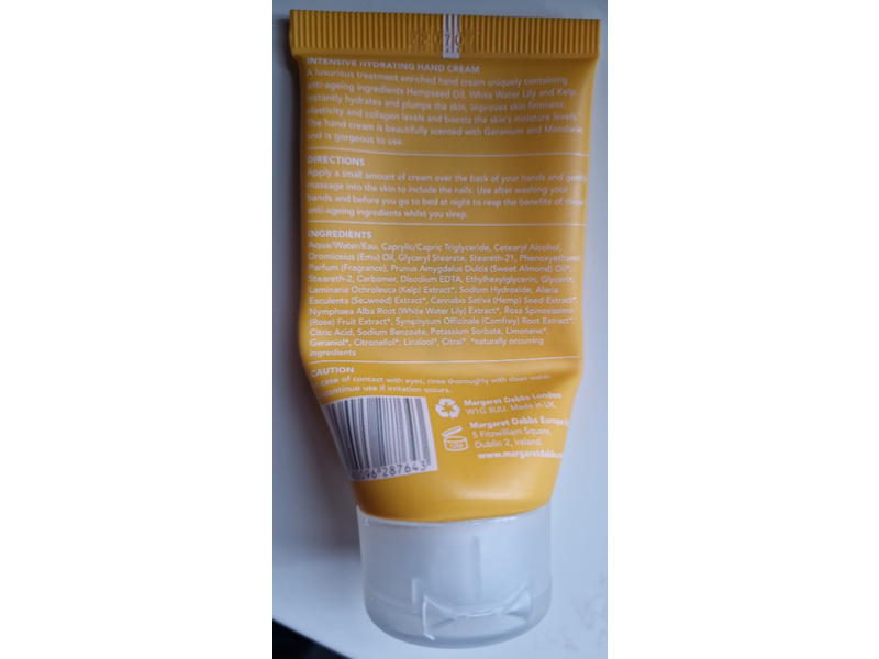 Margaret Dabbs Hand Cream, 1.52 fl oz/45 mL