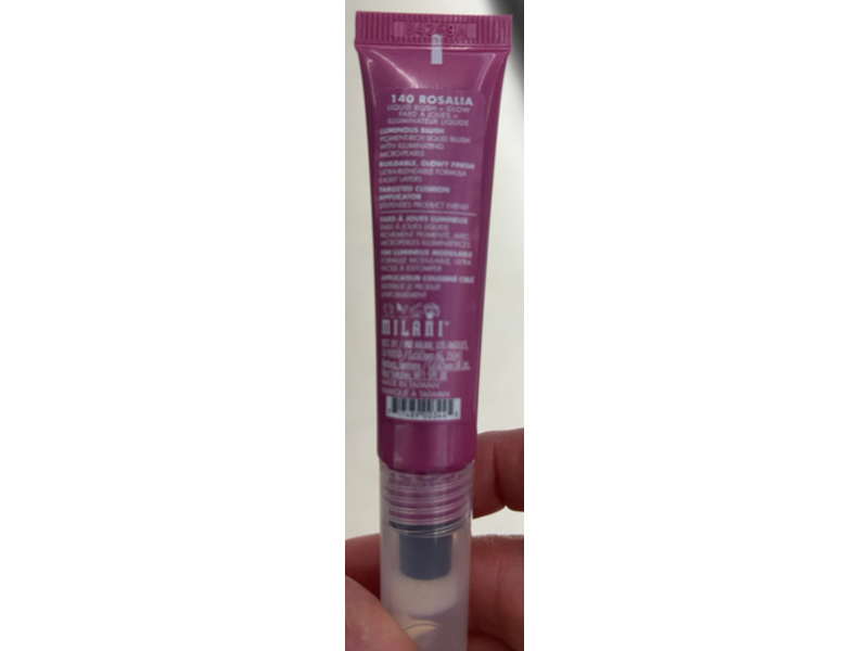 Milani Cheek Kiss Blush + Glow Highlighter, 140 Rosalia, 0.33 fl oz/10 mL