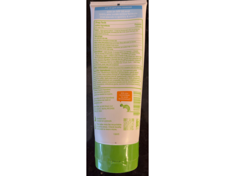 Babyganics Mineral Sunscreen Lotion, SPF 50 , Sheer Blend, 8 fl oz/236 mL