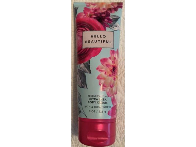 Bath & Body Works Hello Beautiful Ultra Shea Body Cream, 8 oz/226 g