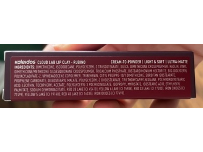 Kaleidos Cloud Lab Lip Clay, Rubino