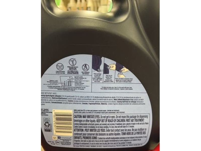 Cheer Colorguard Detergent,107 Loads, 154 fl oz/4.55 L