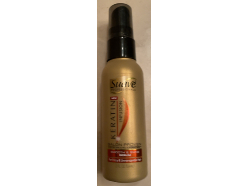 Suave Professionals Keratin Infusion Smooth & Shine Serum, 2 fl oz/59 mL