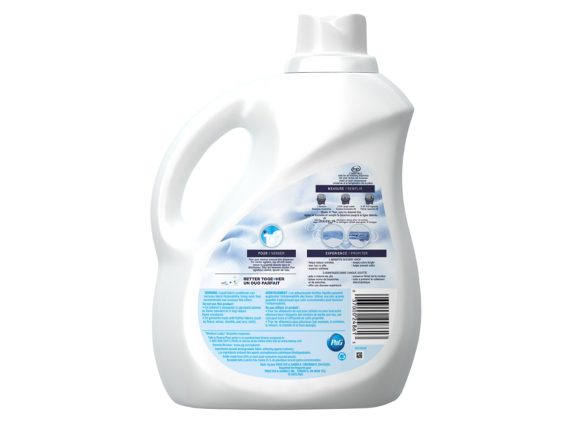Ultra Downy Free & Gentle Liquid Fabric Softener , 103 fl oz/3.06 L