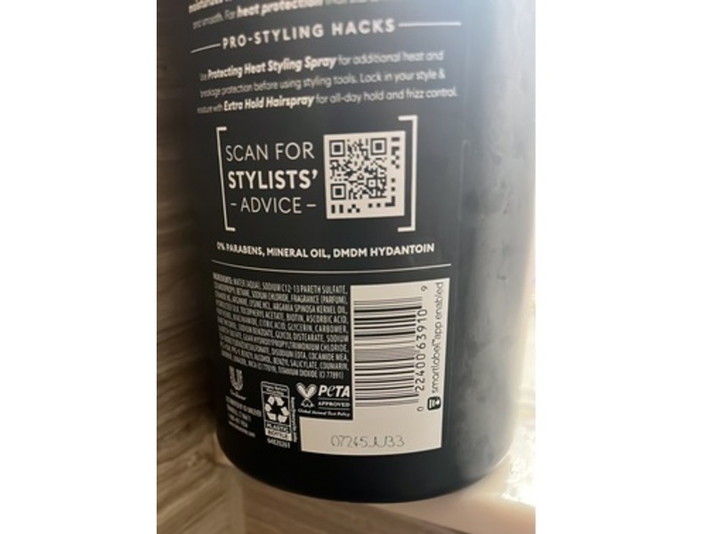 Tresemme Silky Smooth Shampoo, +Argan Oil Blend, 39 fl oz/1.15 L