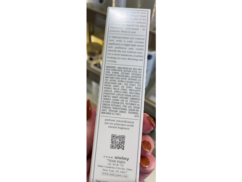 Sisley Paris Black Rose Eye Contour Fluid, 0.47 fl oz/14 mL