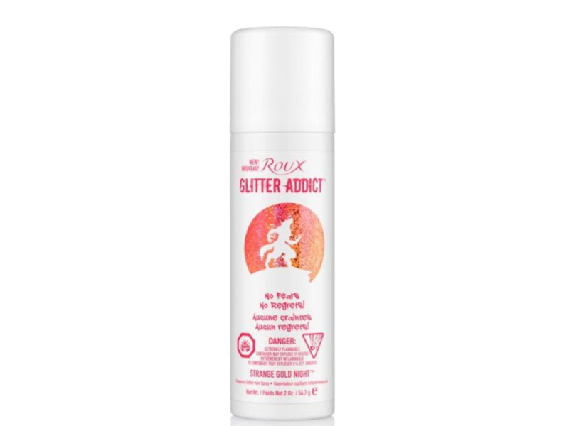 Roux Glitter Addict Hair Spray, Strange Gold Night, 2 oz/56.7 g