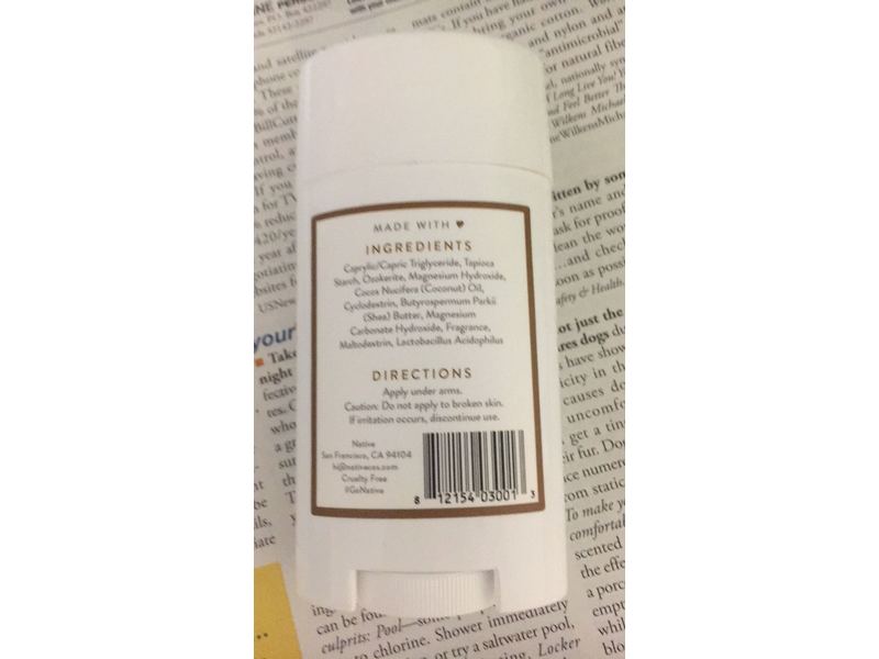 Native Deodorant, Coconut & Vanilla, 2.65 oz