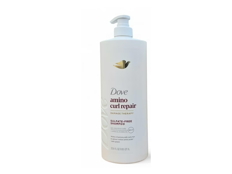 Dove Amino Curl Repair Moisturizing Conditioner, Bio-P + Amino & Jojoba Oil, 33.8 fl oz/1 L