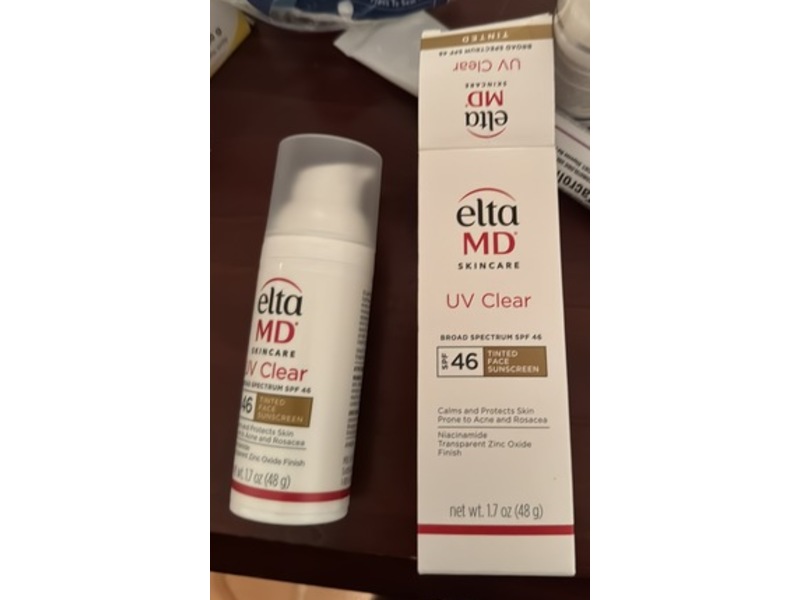 Elta MD Uv Clear Tinted Face Sunscreen, SPF 46, 1.7 oz/48 g