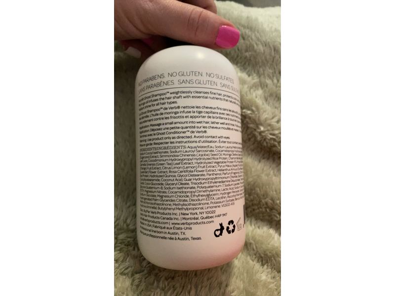 Verb Ghost Shampoo, 12 fl oz/355 mL