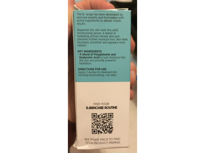 Superdrug Intense Hydrating Serum, Hyaluronic & Polyglutamic Acid, 30 mL