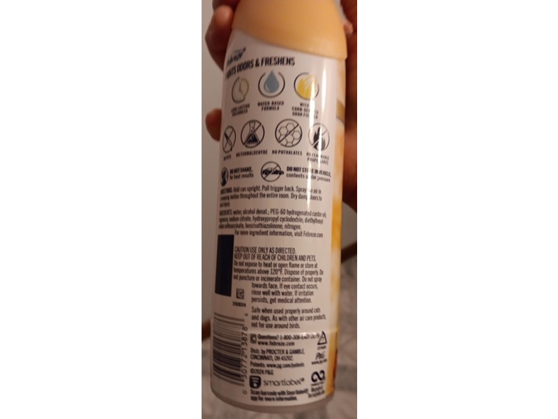 Febreze Luxe Air Freshener Spray, Crisp Fall Breeze, 8.8 oz/250 g