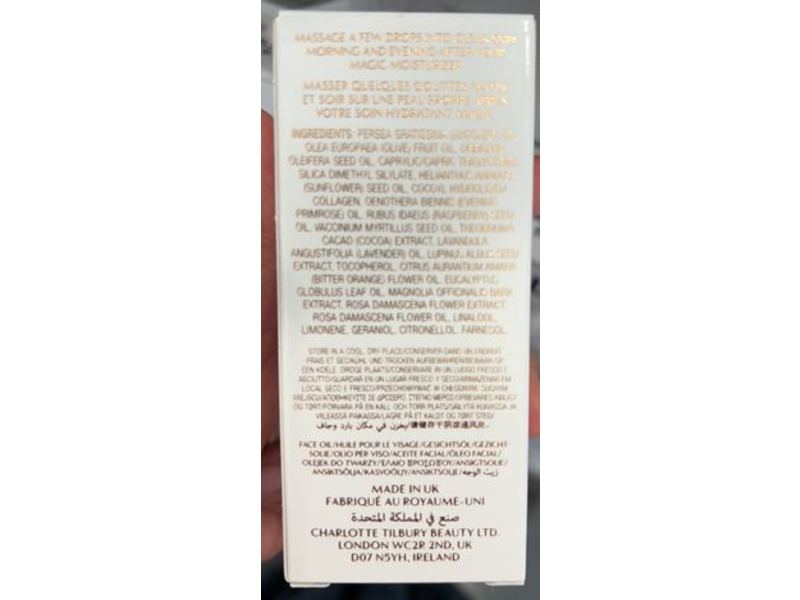 Charlotte Tilbury Collagen Superfusion Facial Oil, 1.0 fl oz/30 mL