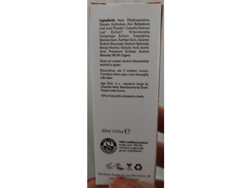 Green People Age Defy Liquid Gold Tanning Drops, 1 fl oz/30 mL