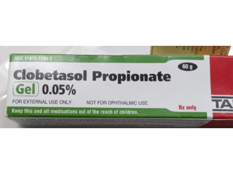 Clobetasol Propionate Gel 0.05%, 60 g Taro, (RX)