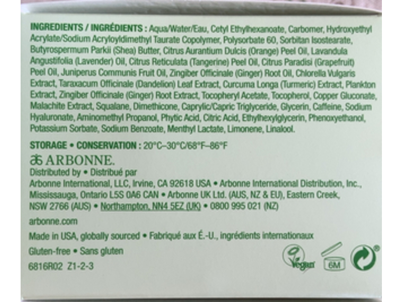 Arbonne Detox Gelee, 12 fl oz/354 mL