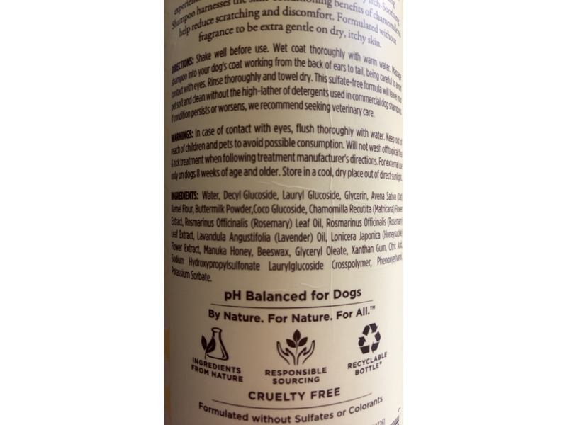 Burt's Bees Itch - Soothing Shampoo, Manuka Honey, Chamomile, 16 fl oz/473 mL