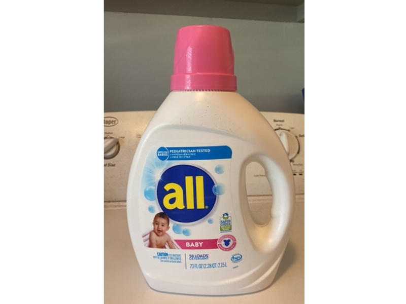 All Baby Liquid Laundry Detergent, 58 Loads, ,73 fl oz/2.15 L