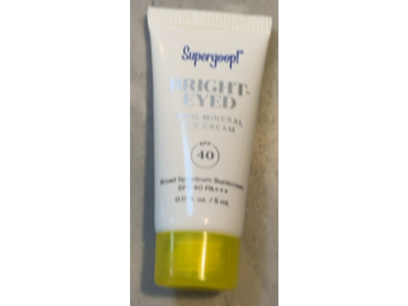 Supergoop Eye Cream, SPF 40 PA+++, 0.17 fl oz/5 mL