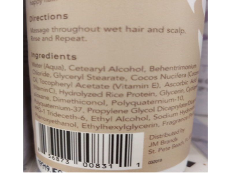 Purezero Moisturizing Conditioner, Coconut Milk, 12 fl oz/355 mL