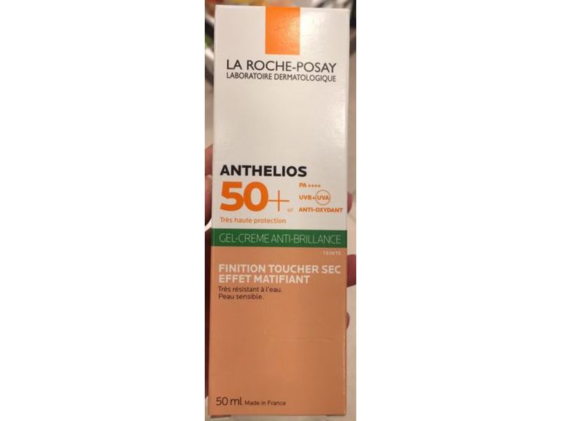 La Roche-Posay Anthelios Gel Creme Anti-Brillance, SPF 50+, 50 mL