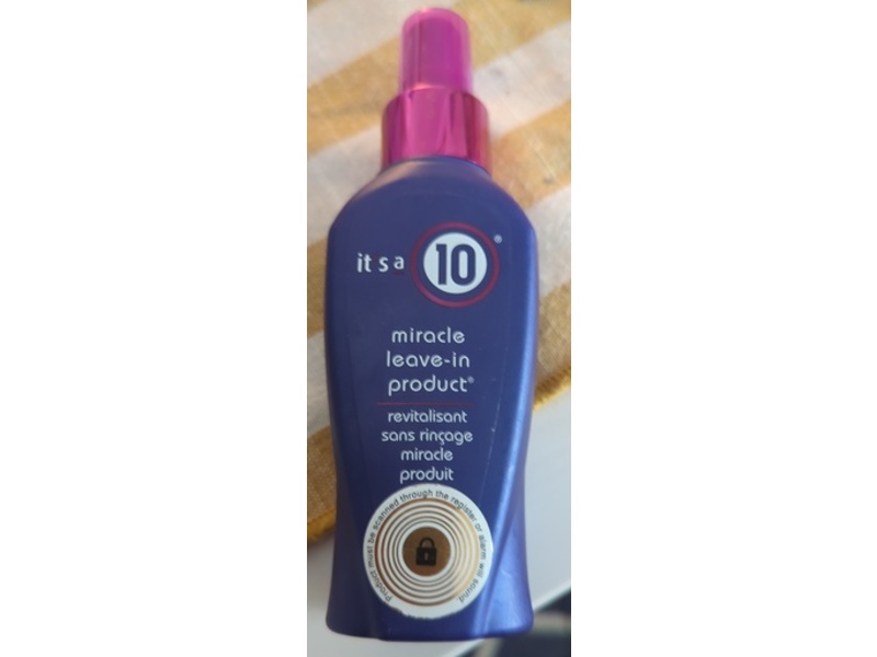 Its a 10 Miracle Leave-In Product, 4 fl oz/120 mL