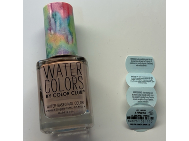 Color Club Water Colors Water-Based Nail Color, A Shore Thing, 0.5 fl oz/15 mL