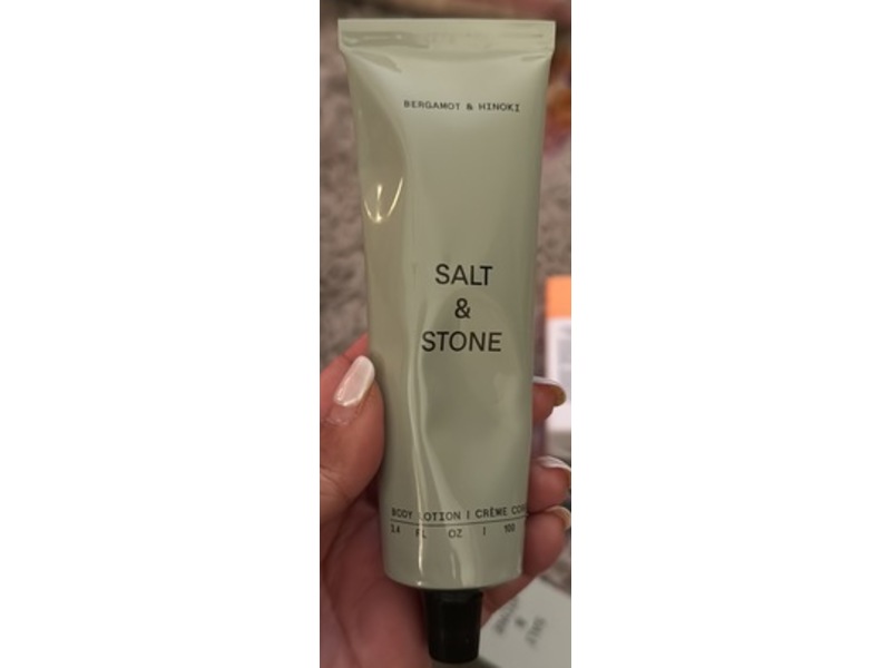 Salt & Stone Body Lotion, Bergamot & Hinoki, 3.4 fl oz/100 mL