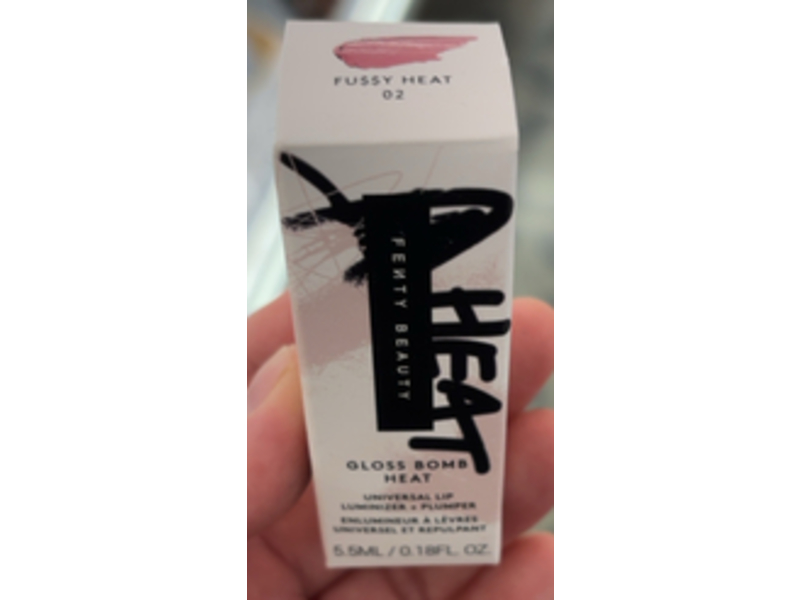Fenty Beauty Gloss Bomb Heat Universal Lip Luminizer + Plumper, 02 Fussy Heat, 0.18 fl oz/5.5 mL