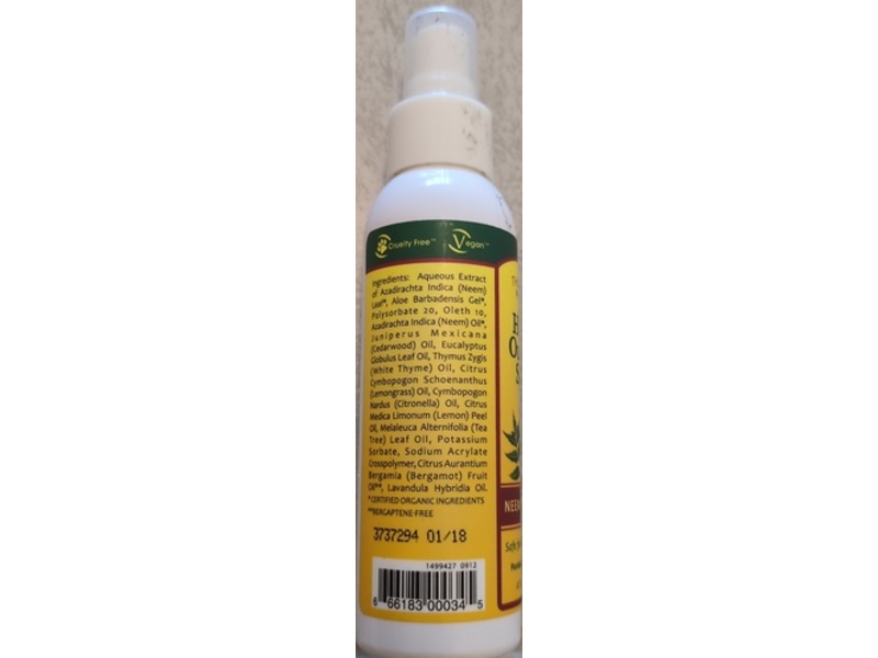 Theraneem Naturals Herbal Outdoor Spray, 4 fl oz/120 mL