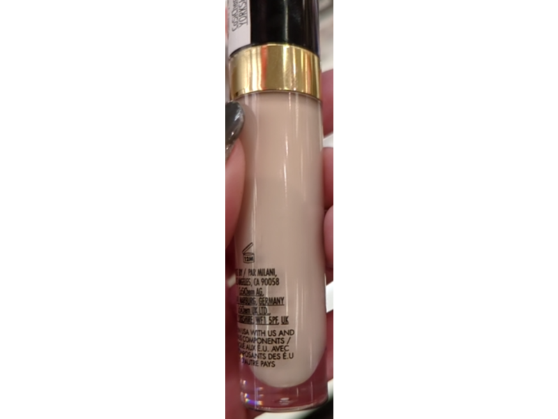 Milani Conceal + Perfect Longwear Concealer, 100 Pure Ivory, 0.17 fl oz/5 mL