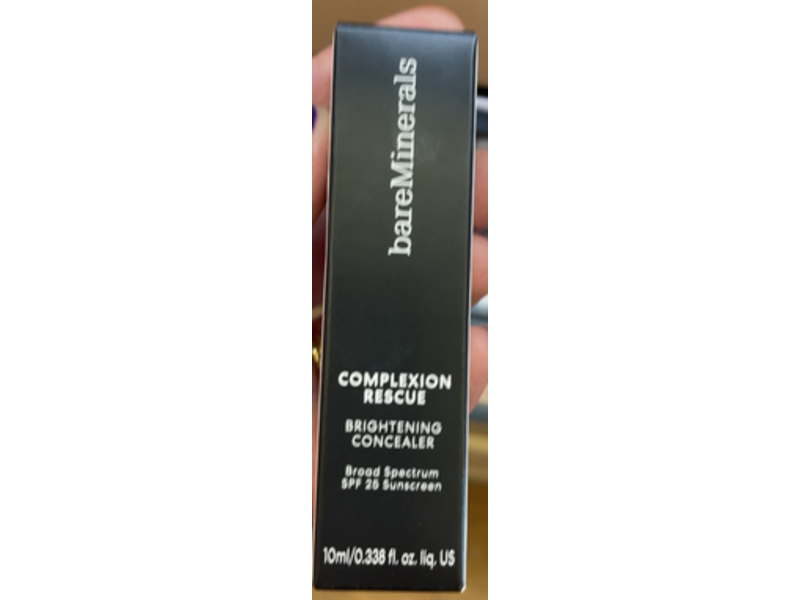 Bare Minerals Complexion Rescue Brightening Concealer, Broad Spectrum SPF 25, Light Cashew, 0.338 fl oz/10mL