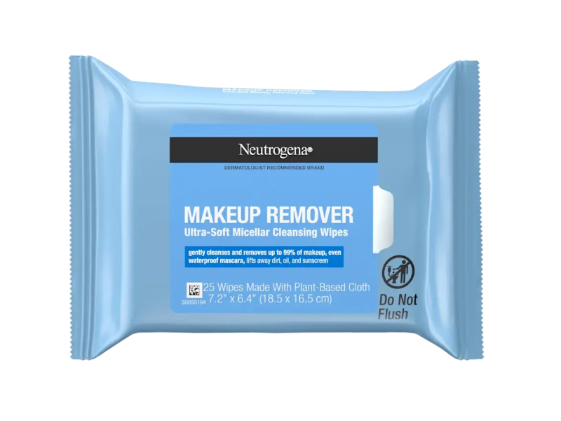 Neutrogena Makeup Remover Cleansing Towelette, 25 Count, Pack Of 6