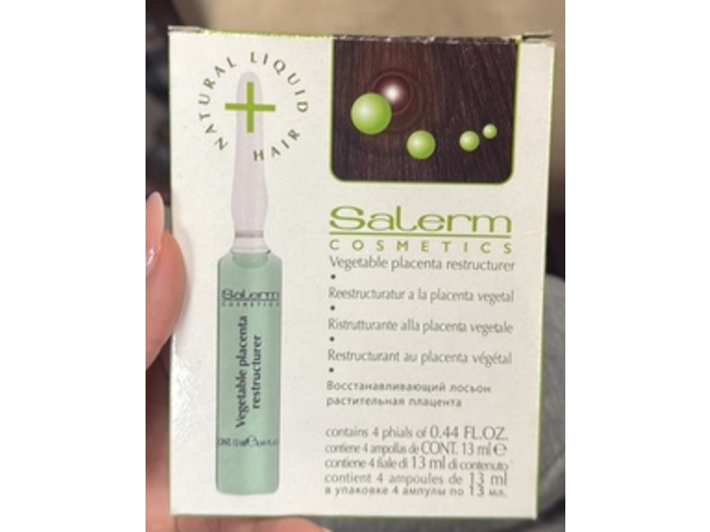 Salerm Vegetable Placenta Restructurer, 0.44 fl oz/13 mL