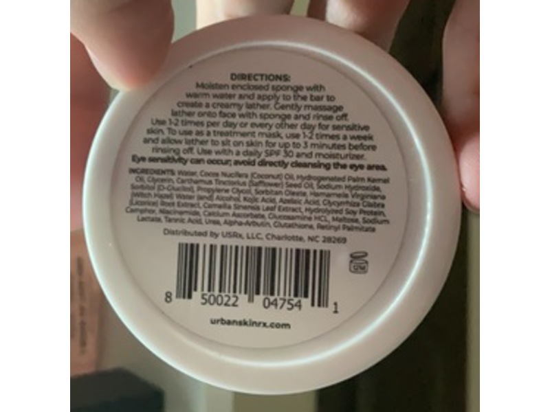 Urban Skin Rx Even Tone Cleansing Bar, .5 oz/15 g