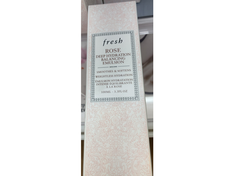 Fresh Deep Hydration Emulsion, Rose, 3.3 fl oz/100 mL