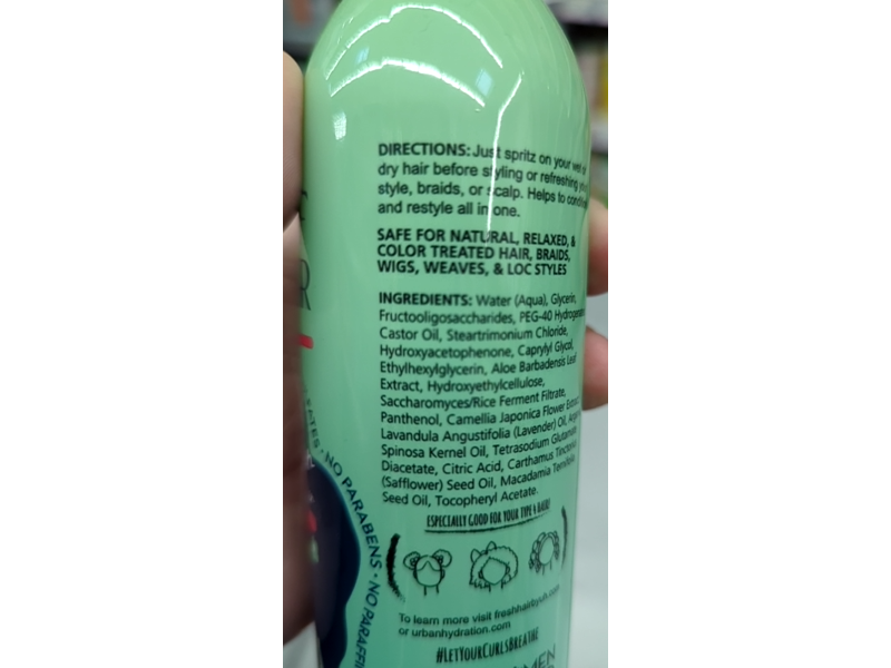 Urban Hydration Breath Of Fresh Hair Kids Detangler & Leave-in Conditioner, 8 fl oz/240 mL