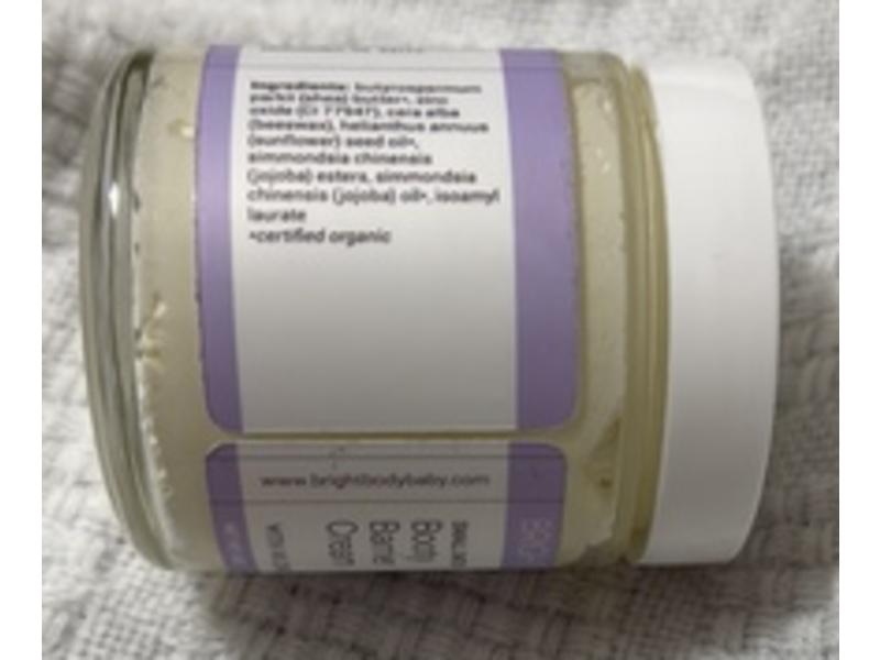 Bright Body Baby, Booty Barrier Cream, Zinc Oxide 14%, 4 oz