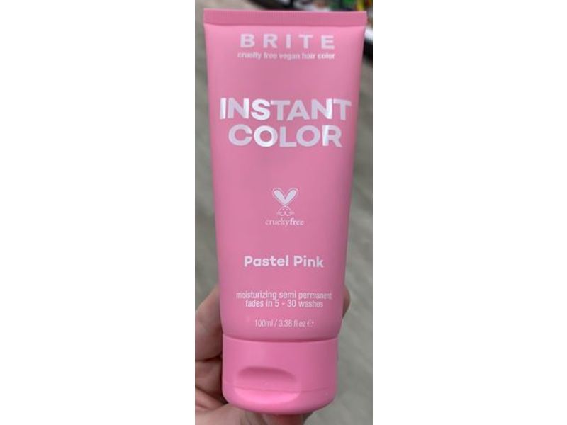 Brite Moisturizing Semi Permanent Instant Color, Pastel Pink, 3.38 fl oz/100 mL
