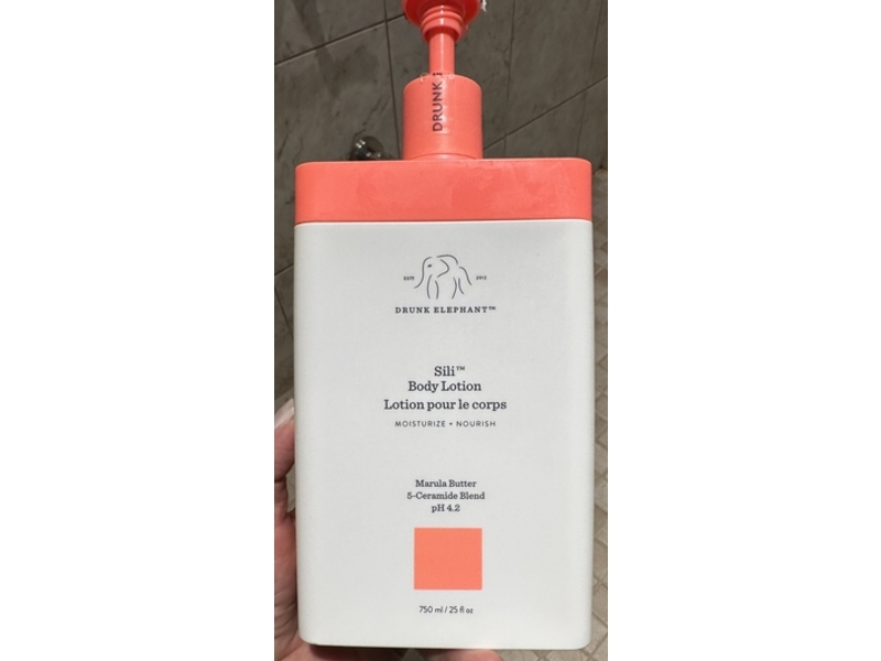 Drunk Elephant Sili Body Lotion, 25 fl oz/750 mL