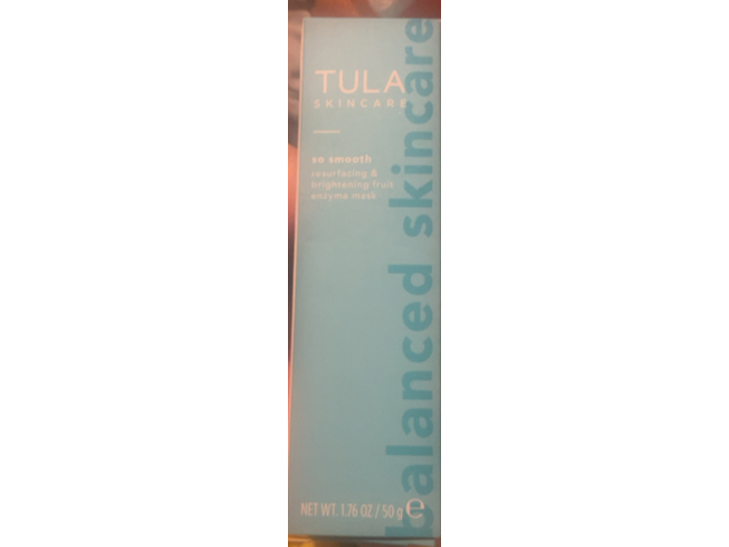 Tula Skin Care So Smooth Resurfacing & Brightening Fruit Enzyme Mask, 1.76 oz/50 g