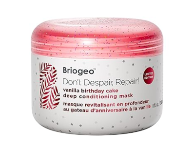 Briogeo Don't Despair, Repair! Deep Conditioning Mask, Vanilla Birthday Cake, 8 fl oz/236 mL