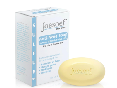 Joesoef Skin Care Anti-Acne Soap, Natural Volcanic Sulfur, 3.5 oz/100 g