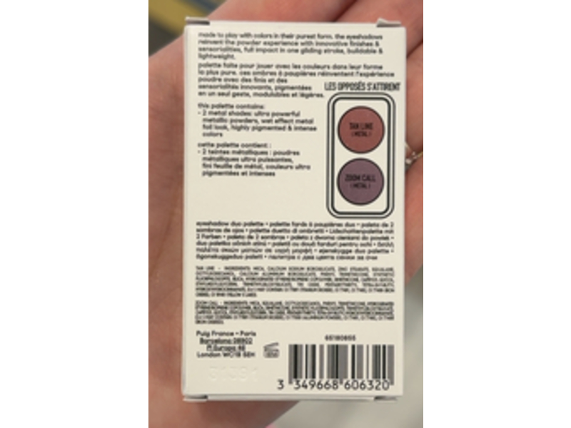 Rabanne Eyephoria Mini Palette, Opposites Attract, 0.06 fl oz/1.3 g